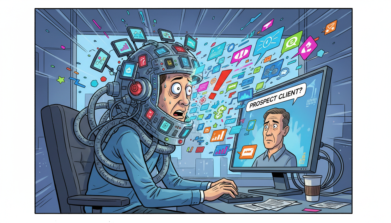 Cartoon: What's included in MADDOX CRM's sales coaching features?